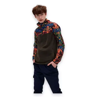 Bad Bear 21.02.21.007 Half-Zip Yarim Fermuar Sweat Erkek Sweatshirt - 4