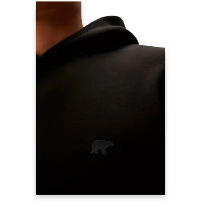 Bad Bear 22.02.12.036 Cordless Hoodie Siyah Erkek Sweatshirt - 3