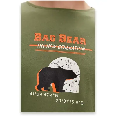 Bad Bear 24.01.07.021 Derek Haki Unisex T-Shirt - 5