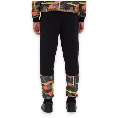 Bad Bear 24.02.14.004 Flame Sweatpants Siyah Erkek Eşofman Altı - 3