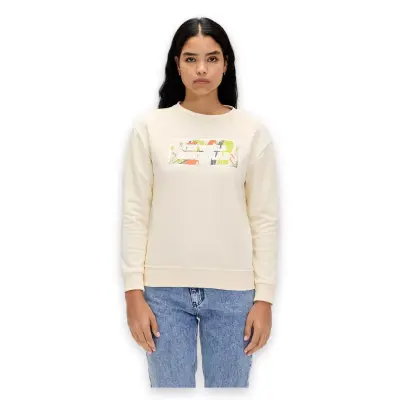 Bad Bear 24.04.12.002 Re-Carina Crewneck KırıkBeyaz UN Sweatshirt 