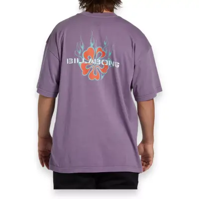 Billabong Abyzt02309 Paradise Burnin Mor Erkek T-Shirt - 3