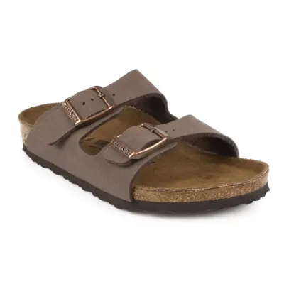 Birkenstock Arizona Bf Çift Toka Kahverengi Kız Çocuk Terlik 