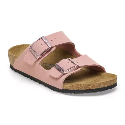 Birkenstock Arizona Bf Çift Toka Pembe Kız Çocuk Terlik - 1