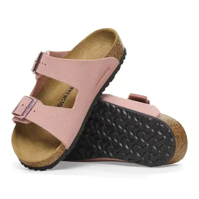 Birkenstock Arizona Bf Çift Toka Pembe Kız Çocuk Terlik - 5