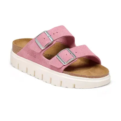 Birkenstock Arizona Chunky Vl Pembe-Beyaz Kadın Terlik - 1