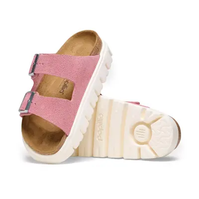 Birkenstock Arizona Chunky Vl Pembe-Beyaz Kadın Terlik - 5