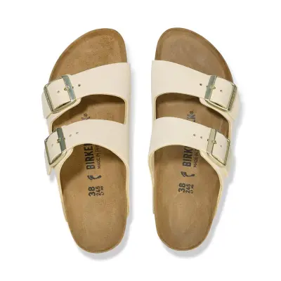 Birkenstock Arizona Nu Çift Toka Ekru Kadın Terlik - 3