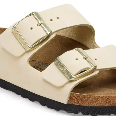 Birkenstock Arizona Nu Çift Toka Ekru Kadın Terlik - 4