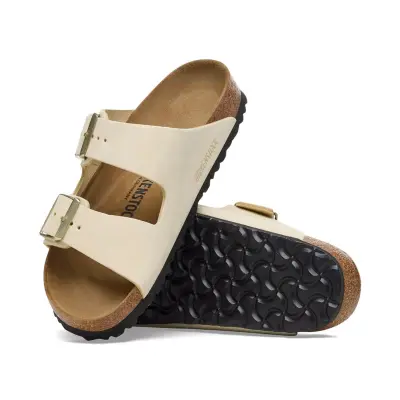 Birkenstock Arizona Nu Çift Toka Ekru Kadın Terlik - 5