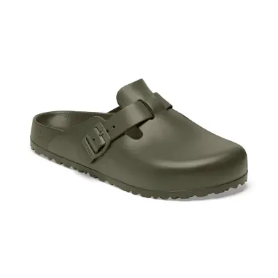 Birkenstock Boston Eva Önü Kapali Haki Erkek Terlik - 1