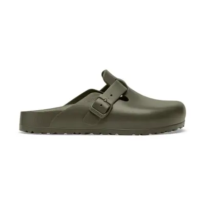 Birkenstock Boston Eva Önü Kapali Haki Erkek Terlik - 2