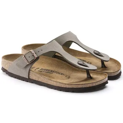 Birkenstock Gizeh Bf Nu Parmak Arası Gri Erkek Terlik - 5