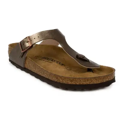 Birkenstock Gizeh Bs Parmak Arası Kahverengi Kadın Terlik - 1