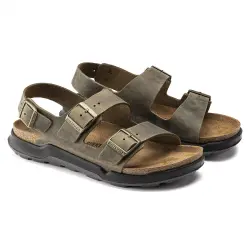 Birkenstock Milano Ct-M Artic Old Haki Erkek Sandalet - 4