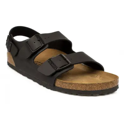 Birkenstock Milano Siyah Erkek Sandalet 