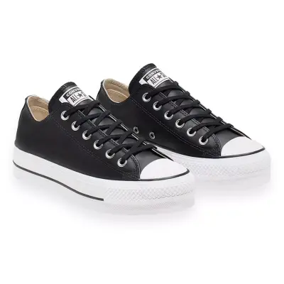 Converse 561680 Chucktaylor All Star Siyah-Beyaz Unisex Ayakkabı - 1