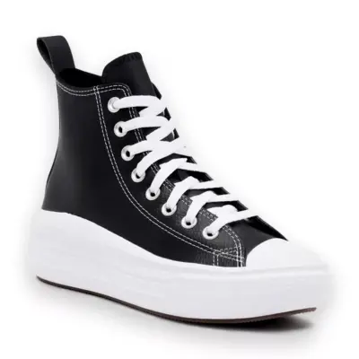 Converse A04831C Ctas Move Hi Sneakers Siyah-Beyaz Unisex Ayakkabı - 1