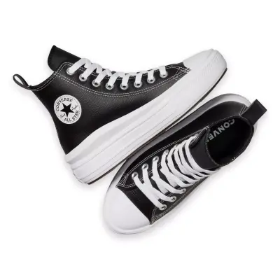 Converse A04831C Ctas Move Hi Sneakers Siyah-Beyaz Unisex Ayakkabı - 3