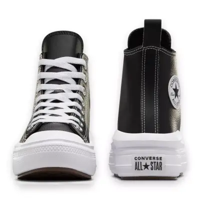 Converse A04831C Ctas Move Hi Sneakers Siyah-Beyaz Unisex Ayakkabı - 4