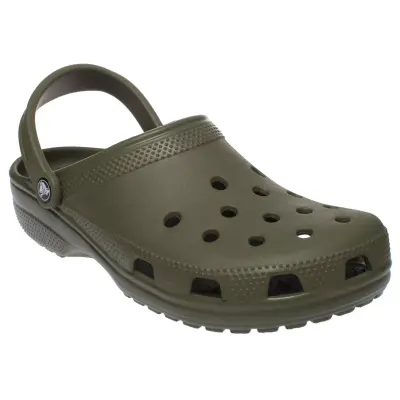 Crocs 10001 Classic Koyu Haki Erkek Terlik 