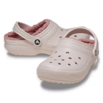 Crocs 203591Z Classic Lined Clog Pudra Kadın Terlik - 3