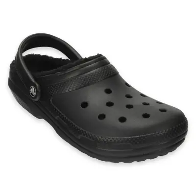 Crocs 203591Z Classic Lined Clog Siyah Kadın Terlik - 1