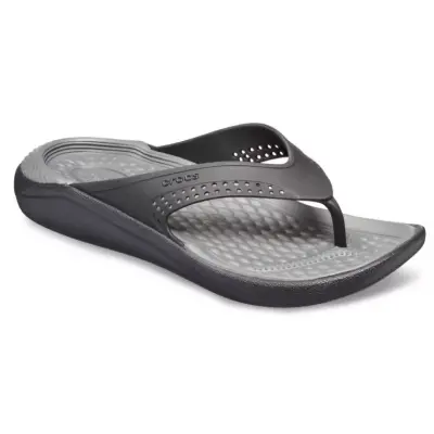 Crocs 205182M Literide Flip Gri-Siyah Erkek Terlik - 1