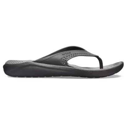 Crocs 205182M Literide Flip Gri-Siyah Erkek Terlik - 2