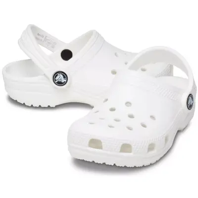 Crocs 206991 K Classic Clog K Beyaz Çocuk Terlik - 4