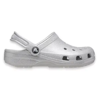 Crocs 206993 Classic Glitter Clog K Gümüş Çocuk Terlik - 2