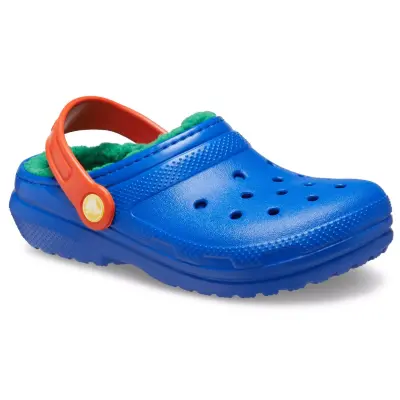 Crocs 207009 Classic Lined Clog T Mavi Çocuk Terlik - 1