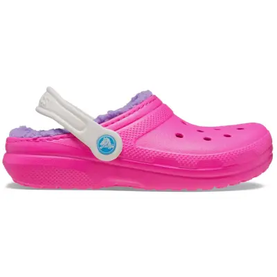 Crocs 207009 Classic Lined Clog T Pembe Çocuk Terlik - 2