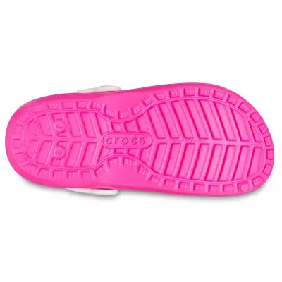 Crocs 207010 Classic Lined Clog K Pembe Çocuk Terlik - 5