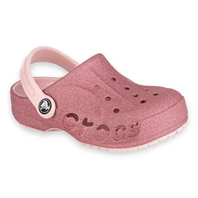 Crocs 207015 Baya Glitter Clog T Pembe Çocuk Terlik - 1