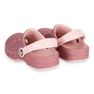 Crocs 207015 Baya Glitter Clog T Pembe Çocuk Terlik - 4