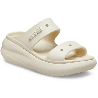 Crocs 207670G Classic Crush Sandal Krem Unisex Terlik - 1