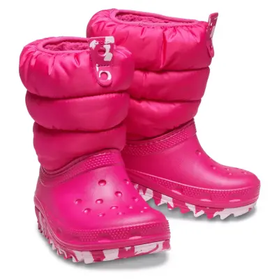 Crocs 207683 Classic Neo Puff Boot T Pembe Çocuk Bot - 2