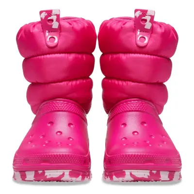 Crocs 207683 Classic Neo Puff Boot T Pembe Çocuk Bot - 3