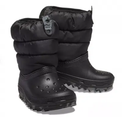 Crocs 207683 Classic Neo Puff Boot T Siyah Çocuk Bot - 2