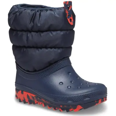 Crocs 207684 Classic Neo Puff Boot T Lacivert Çocuk Bot - 1