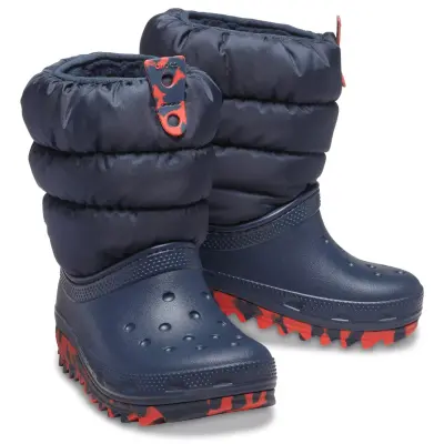 Crocs 207684 Classic Neo Puff Boot T Lacivert Çocuk Bot - 2