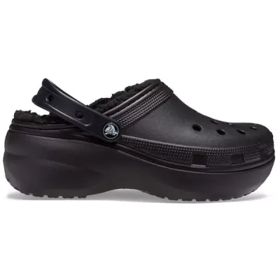 Crocs 207938 Classic Platform Lined Clog W Siyah Kadın Terlik - 2