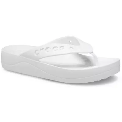 Crocs 208395G Baya Platform Flip Beyaz Unisex Terlik 