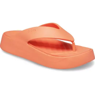 Crocs 209410 Getaway Platform Flip Turuncu Kadın Terlik - 1