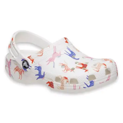 Crocs 209695 Classic Character Print Clog K Beyaz Çocuk Terlik - 1