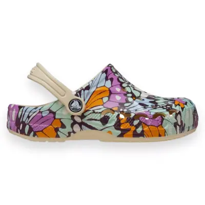 Crocs 209728 Baya Seasonal Printed Cg K Kırık Beyaz Çocuk Terlik - 2