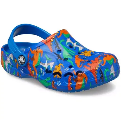 Crocs 209728 Baya Seasonal Printed Cg K Mavi Çocuk Terlik 