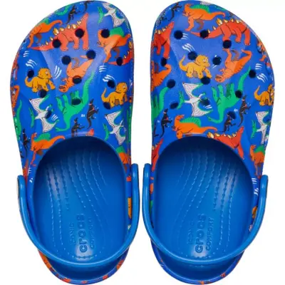 Crocs 209729 Baya Seasonal Printed Cg T Mavi Çocuk Terlik - 3