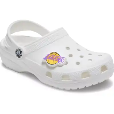 Crocs Jibbits NBA LALakers Logo Terlik Süsü - 3